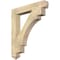 Ekena Millwork Merced Arts & Crafts Rough Sawn Bracket, Douglas Fir, 4"W x 28"D x 32"H BKT04X28X32MRC03RDF - alternate 1
